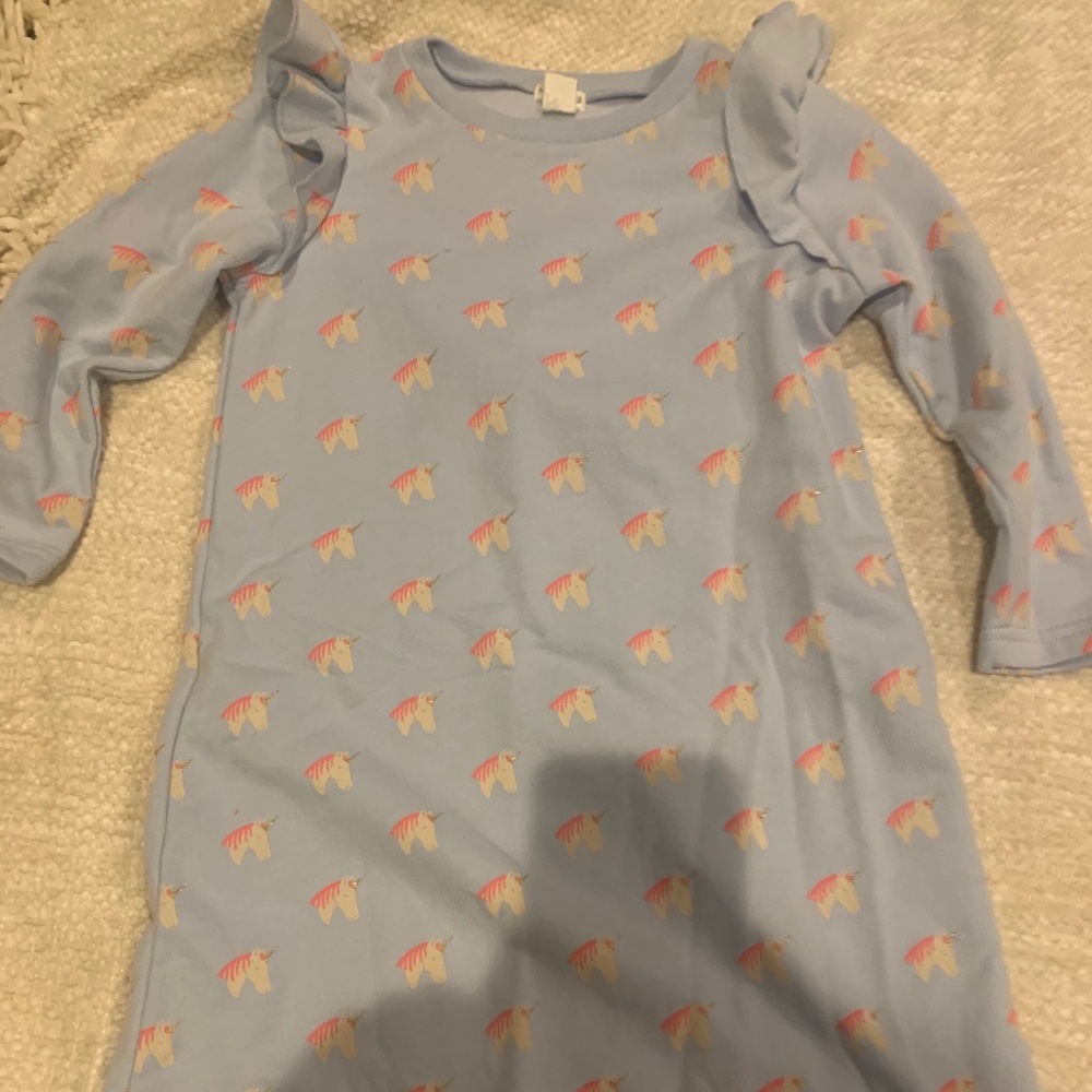 Crewcuts unicorn sweatshirt dress